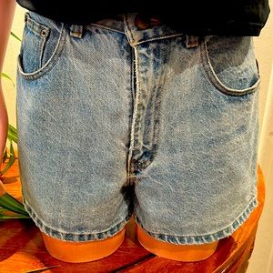 High Rise Jean Shorts